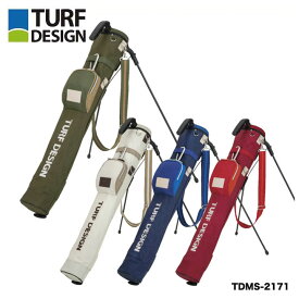 ターフデザイン TDMS-2171 ミニスタンドバッグ セルフスタンドクラブケース 5~6本収納可能 TURF DESIGN 朝日ゴルフ