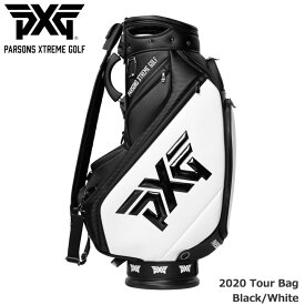 ピーエックスジー ツアーバッグ B-UGB1（ブラック/ホワイト） 6分割 キャディバッグ 2020 Tour Bag- Black/White PXG