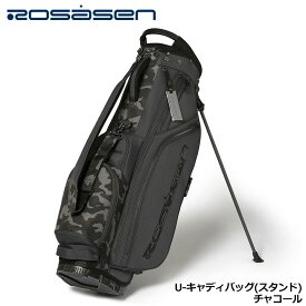 ロサーセン 046-11201 スタンド型 キャディバッグ （18）チャコール 口径 8.5型 3.2Kg 47インチ対応 5分割 Rosasen