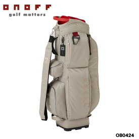 オノフ OB0424-45 カート型 キャディバッグ Caddie Bag 9型 2.8kg 47インチ対応 サンドベージュ ONOFF