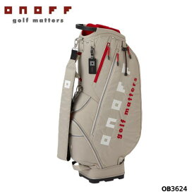 オノフ OB3624-45 カート型 キャディバッグ Caddie Bag 9型 2.7kg 47インチ対応 サンドベージュ ONOFF
