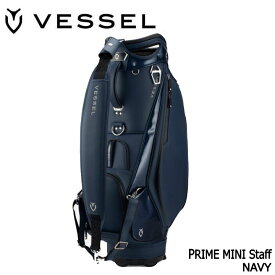 ベゼル プライム ミニ スタッフ ネイビー カート型 キャディバッグ 9型 約4.8Kg PRIME MINI Staff VESSEL