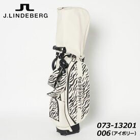 J.リンドバーグ×ベゼル コラボモデル 073-13201 グラフィックプリント スタンドキャディバッグ アイボリー(006) 9型 3.6kg M108B PLAY STAND BAG J.LINDEBERG VESSEL 即納