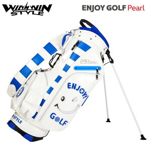 �E�B���E�B���X�^�C�� CB-139 �G���W���C �S���t �p�[�� (�z���C�g) �X�^���h�o�b�O ENJOY GOLF PEARL STAND BAG �S���t�L���f�B�o�b�O WINWIN STYLE