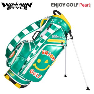 �E�B���E�B���X�^�C�� CB-142 �G���W���C �S���t �p�[�� (�O���[��) �X�^���h�o�b�O ENJOY GOLF PEARL STAND BAG �S���t�L���f�B�o�b�O WINWIN STYLE