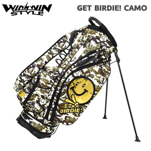 EBEBX^C CB-167 Qbgo[fBJ (J[L) y X^hobO GET BIRDIE! CAMO STAND BAG StLfBobO WINWIN STYLE