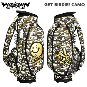 EBEBX^C CB-169 Qbgo[fBJ (J[L) y J[gobO GET BIRDIE! CAMO CART BAG StLfBobO WINWIN STYLE