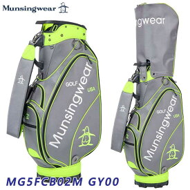 【2025モデル】マンシングウェア MG5FCB02M キャディバッグ ファブリックモデル グレー Munsingwear GY00