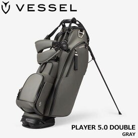 ベゼル プレイヤー5.0 スタンド キャディバッグ ダブルストラップ グレー 8.5型 約3.8Kg PLAYER 5.0 STAND GRAY DOUBLE VESSEL