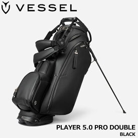 ベゼル プレイヤー5.0 プロ スタンド キャディバッグ ダブルストラップ ブラック 9.5型 約3.8Kg PLAYER 5.0 PRO STAND BLACK DOUBLE VESSEL