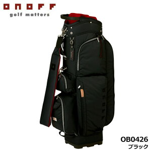 �I�m�t OB0426 �L���f�B�o�b�O �u���b�N(02) �y�� �J�[�g�^ 9�^ 2.9kg 47inch�N���u�Ή� �Z�p���[�^�[�t�� Caddie Bag ONOFF
