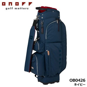 �I�m�t OB0426 �L���f�B�o�b�O �l�C�r�[(04) �y�� �J�[�g�^ 9�^ 2.9kg 47inch�N���u�Ή� �Z�p���[�^�[�t�� Caddie Bag ONOFF