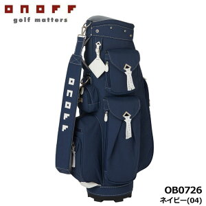 �I�m�t OB0726 �L���f�B�o�b�O �l�C�r�[(04) �y�� �J�[�g�^ 8.5�^ 2.7kg 46inch�N���u�Ή� �����Y ���f�B�[�X Caddie Bag ONOFF
