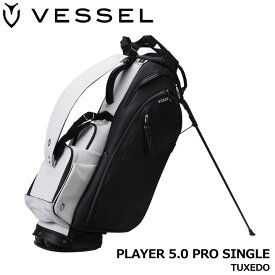 ベゼル プレイヤー5.0 プロ スタンド キャディバッグ シングルストラップ タキシード 9.5型 約4.2Kg PLAYER 5.0 PRO STAND TUXEDO SINGLE VESSEL 即納