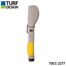 ターフデザイン TDCC-2277 クラブケース 47インチクラブ対応 グレー/レモン TURF DESIGN 朝日ゴルフ