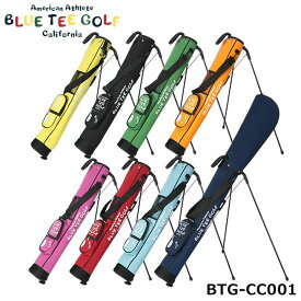 ブルーティーゴルフ CC-001 ストレッチ セルフスタンドバッグ クラブケース フード付き BLUE TEE GOLF CC001 10p