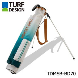 ターフデザイン TDMS-BD70 ミニスタンドバッグ セルフスタンドバッグ クラブケース グリーン TURF DESIGN 朝日ゴルフ