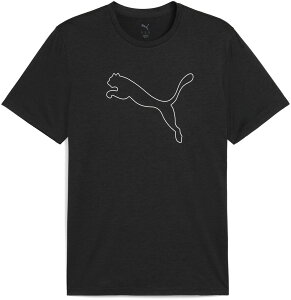 v[} TAD ESSENTIAL HEATHER LOGO TVc PUMA Black Heather 527343 2025su 25p