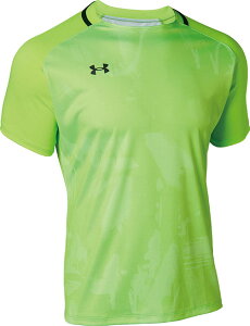 アンダーアーマー UA チーム サッカー ジャージー ショートスリーブ グラフィック Tシャツ Hyper Green 1365021 2025ss 30p
