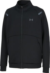 A_[A[}[ UA ARMOUR KNIT TRACK JACKET Black 6007743 2025fw 30p