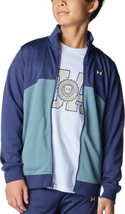 A_[A[}[ UA TRACK JACKET Washed Navy/Jasper Blue/White 6007823 2025fw 30p