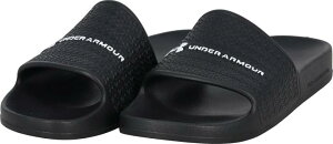 �A���_�[�A�[�}�[ UA�A�[�}�[ �X���C�h ���C�g Black/Black/White 6007528 UNDER ARMOUR 2026ss 25p