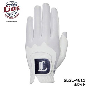 �y���[���։\�z��ʐ������C�I���Y SLGL-4611 �S���t�O���[�u(����p) �z���C�g GOLF GLOVE �S���t SAITAMA SEIBU LIONS LEZAX