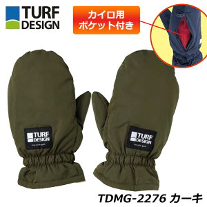 ^[tfUC TDMG-2276 ~gO[u J[L h ʋΒʊwɂ TURF DESIGN Mitten Gloves JCp|Pbgt oCI~eBbNf GA[tCNgp AirFlake St