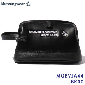 マンシングウェア MQBVJA44 ブラック マグネット式 ガマロ開閉カートポーチ Munsingwear BK00