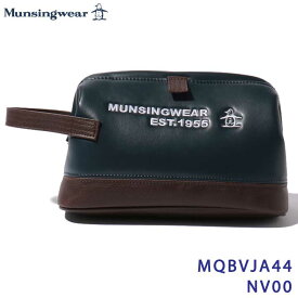 マンシングウェア MQBVJA44 ネイビー マグネット式 ガマロ開閉カートポーチ Munsingwear NV00