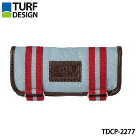 ターフデザイン TDCP-2277 カートポケット ミニポーチ ミント/ワイン TURF DESIGN 朝日ゴルフ