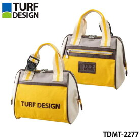 ターフデザイン TDMT-2277 ミニトートバッグ ラウンドトート グレー/レモン TURF DESIGN 朝日ゴルフ