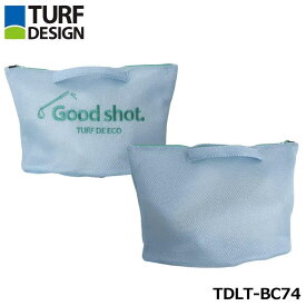 ターフデザイン TDLT-BC74 ランドリートートバッグ ブルー LAUNDRY TOTE BAG BLUE 持ち運び用トート そのまま洗濯機可能 厚手メッシュ ゴルフ スポーツ TURF DESIGN