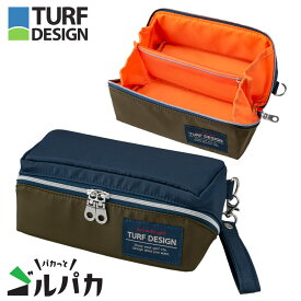 ターフデザイン TDGP-BC75L パカっと ゴルパカ ゴルフポーチ （NV/GR） TURF DESIGN 朝日ゴルフ