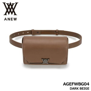 �A�j���[ AGEFWBG04 �I�N�^�A���O�� �x���g�o�b�O �_�[�N�x�[�W�� OCTA ANGLE BELT BAG DARK BEIGE ANEW