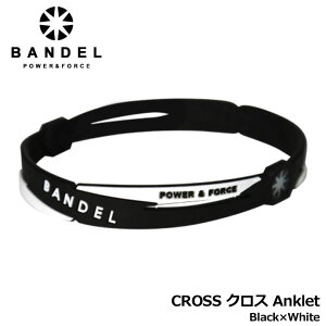 yK̔Xzof NX ANbg ubN×zCg CROSS Anklet Black×White NANZT[ sP  ₦ Jɘa BANDEL