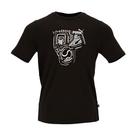 プーマ PMJ-681166-01 GRAPHICS イヤー オブ スポーツ Tシャツ (01)プーマ ブラック メンズ・ユニセックス 25p
