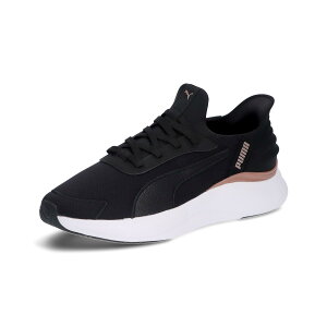 v[} 312671-02 SOFTRIDE n[j[ [X EASE IN (02)PUMA Black-Rose Gold fB[X 2025fw 25p