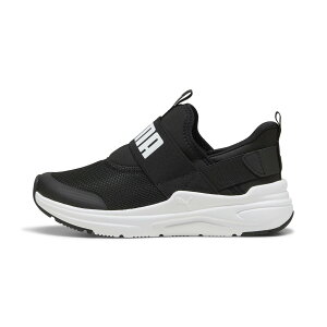 v[} 402831-01 SOFTRIDE C[h2 EASE IN JR (01)PUMA Black-PUMA White YEjZbNX 2025fw 25p