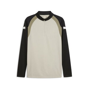 �v�[�} 661215-09 individualFINAL 1/4 Zip Top (09)Desert Dust-PUMA White �����Y�E���j�Z�b�N�X 2026fw 25p