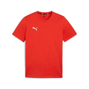 �v�[�} 659376-01 teamGOAL �J�W���A�� Tee (01)Puma Red-Puma White �����Y�E���j�Z�b�N�X 2026ss 25p