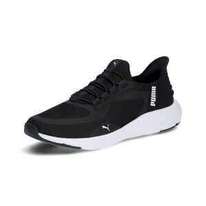 �v�[�} 311996-01 SOFTRIDE �t���b�N�X ���[�X EASE IN ALT ���C�h (01)PUMA BLACK-PUMA WHITE �����Y�E���j�Z�b�N�X 2026ss 25p
