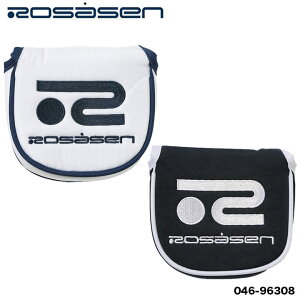 【2022モデル】ロサーセン 046-96308 パター用 マレット型 ヘッドカバー パターカバー ゴルフ ユニセックス Rosasen