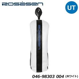 【2023モデル】ロサーセン 046-98303 ユーティリティ用 ヘッドカバー(UT) ホワイト(004) ゴルフ ユニセックス Rosasen