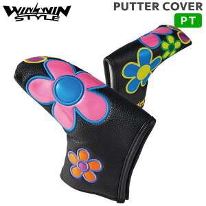EBEBX^C PCB-409 COLORFUL DAISYiBKj p^[p wbhJo[ (u[h) WINWIN STYLE ENJOY GOLF HEAD COVER