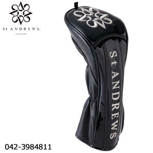 �Z���g�A���h�����[�X 042-3984811 �h���C�o�[�p �G�i���� �w�b�h�J�o�[ �u���b�N(010)�@460CC�Ή� DR�p St.ANDREWS