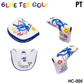 【数量限定】ブルーティーゴルフ HC-005 アロハ オン ザ ビーチ ピン/マレットタイプ パターカバー ヘッドカバー BLUE TEE GOLF 10p