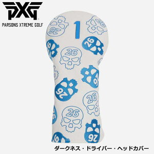 s[GbNXW[ HC-1340-DRKDR-WB _[NlXEhCo[EwbhJo[ zCg/u[ PXG Darkness Driver Headcover - White/Blue