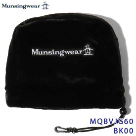 マンシングウェア MQBVJG60 ブラック ソフトボア アイアンカバー ヘッドカバー Munsingwear BK00