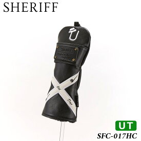 【4月22発売】【2024モデル】シェリフ SFC-017HC クラシックシリーズ ヘッドカバー ブラック：UT SHERIFF CLASSIC SERIES